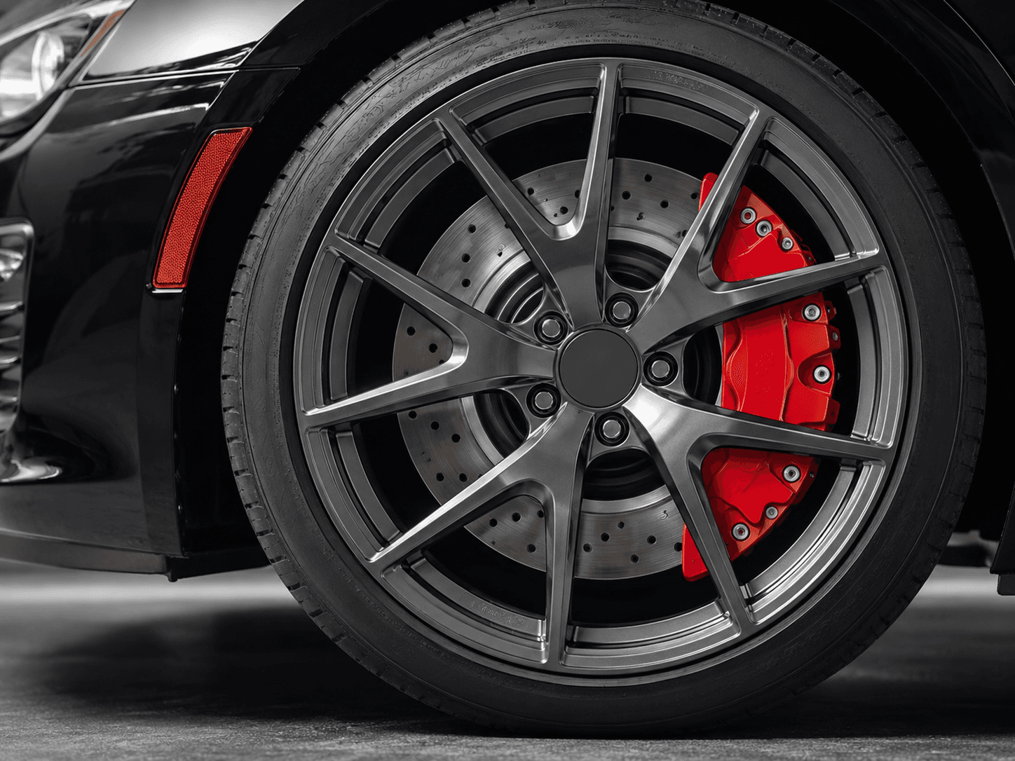 Decorative aluminum brake caliper cover for vehicle appearance upgrades